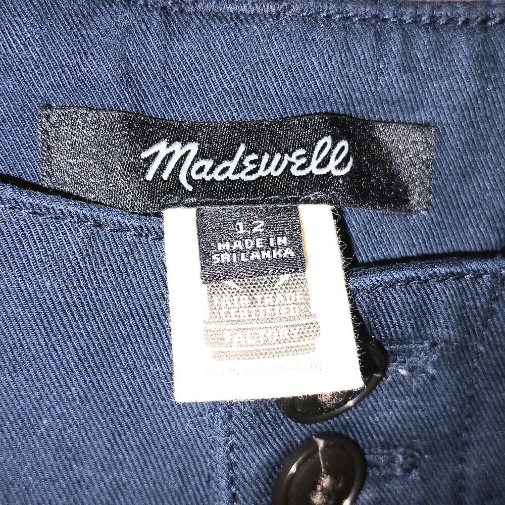 Madewell pleated wide leg pants